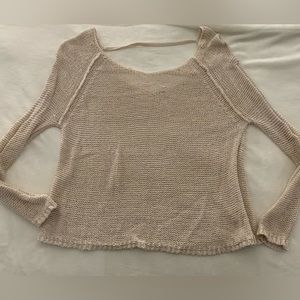 Free people crochet top, size small